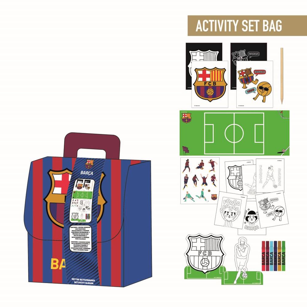 Set coloreable mochila F.C. Barcelona_0