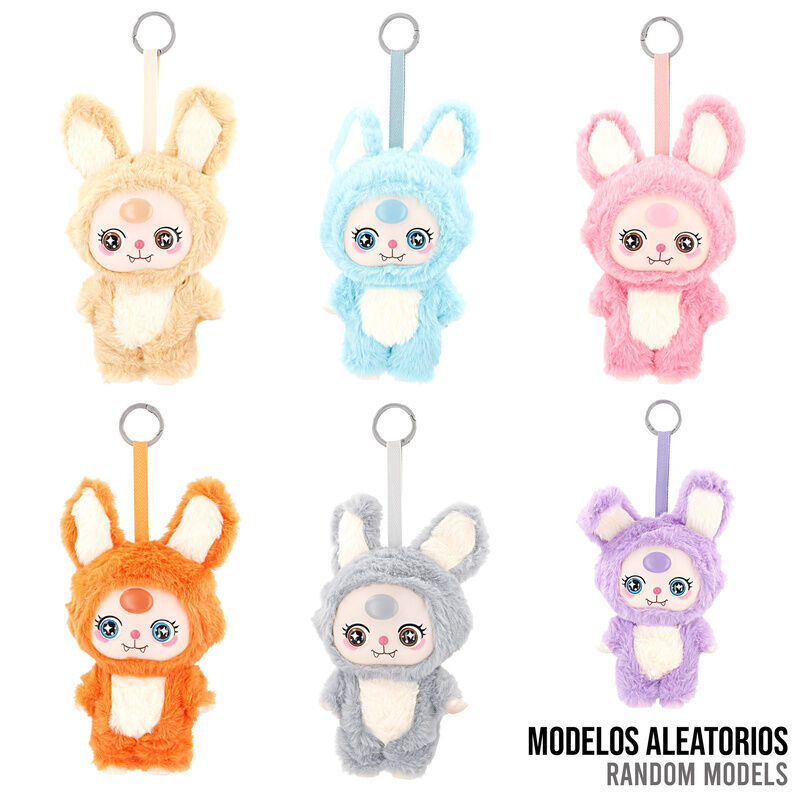 MuÃ±eco llavero peluche Kawaii Bunny Suit Baozao 20cm surtido_0