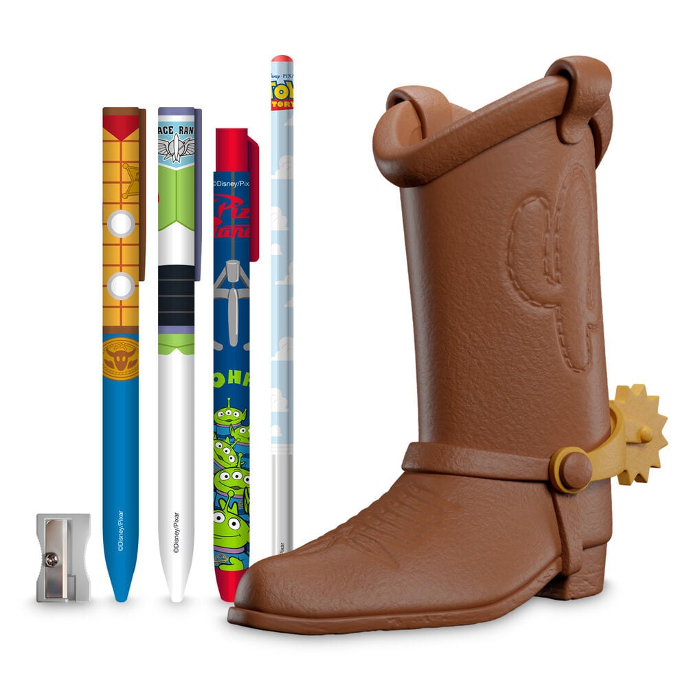 Set escritura + bote lapiceros Bota Woody Toy Story Disney Pixar_0