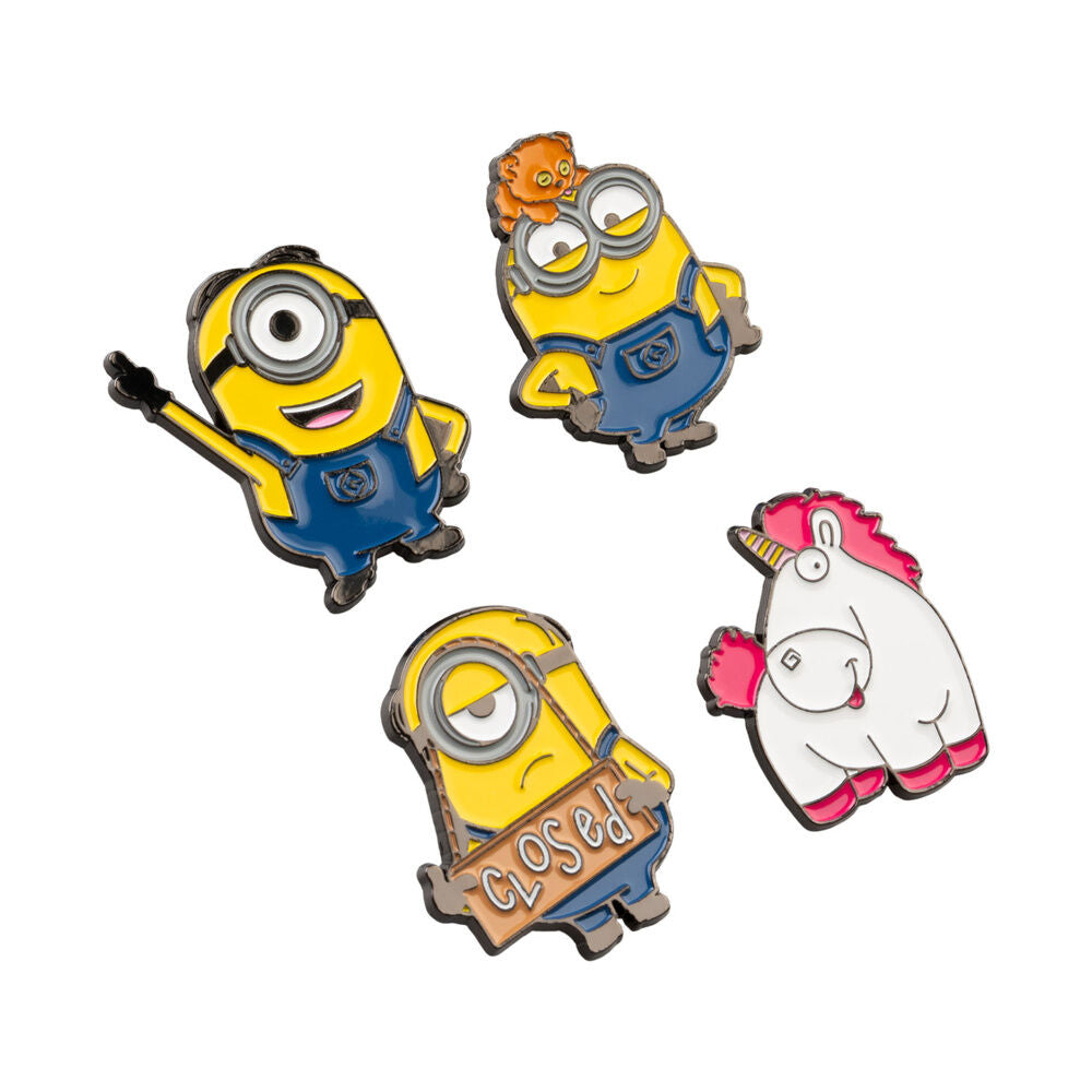 Set 4 pins Minions_0