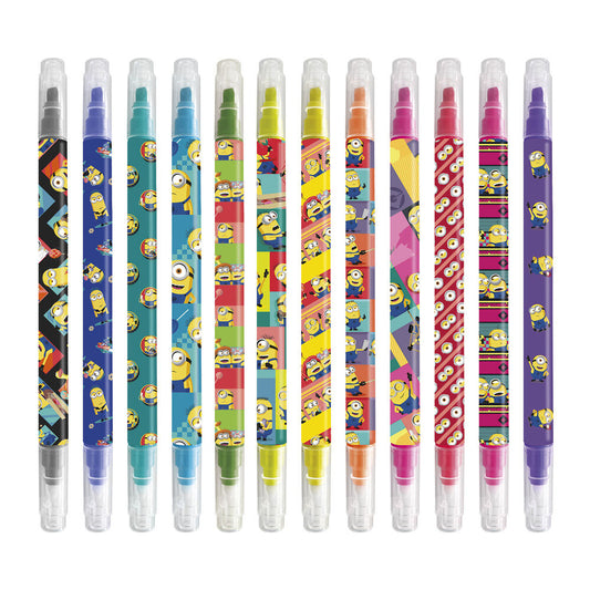 Blister 12 rotuladores borrables Minions_0