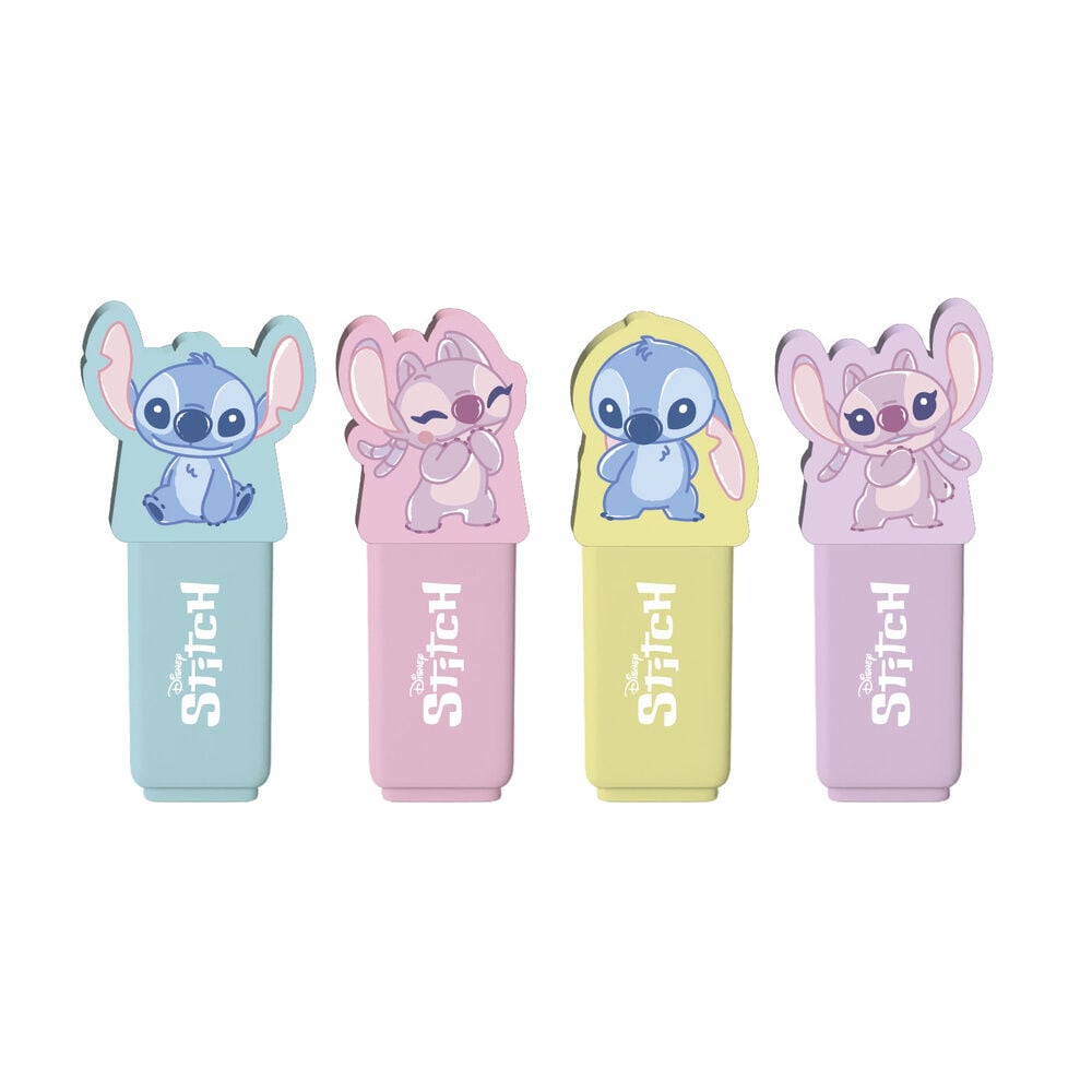 Set 4 subrayadores topper Stitch Disney_0