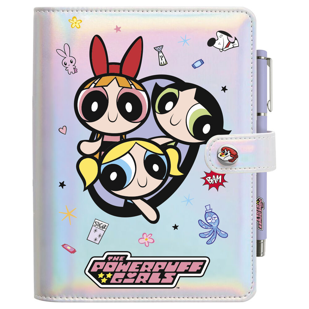 Cuaderno premium A5 + boligrafo Las Supernenas_0
