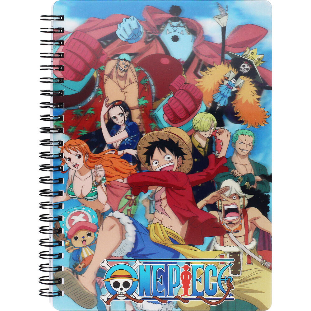 Cuaderno 3D Group One Piece_0