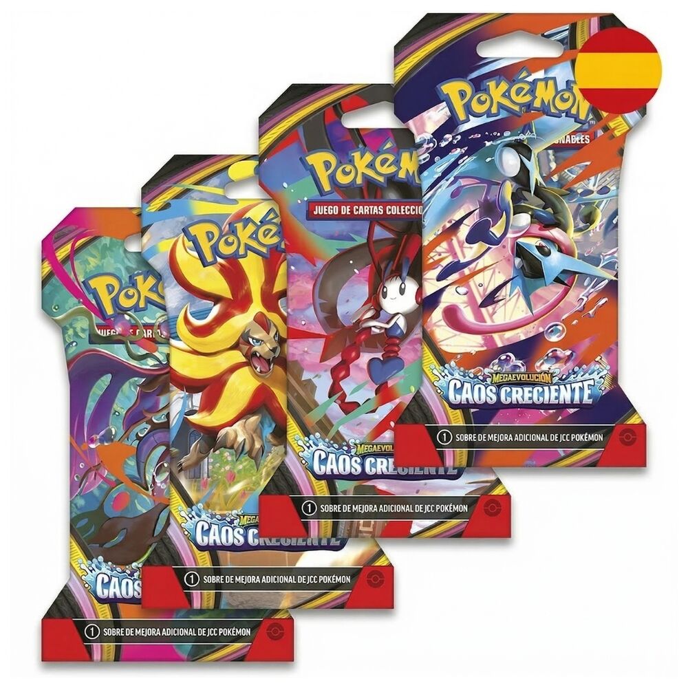 Sobre cartas Caos Creciente Megaevolucion Pokemon espaÃ±ol_0