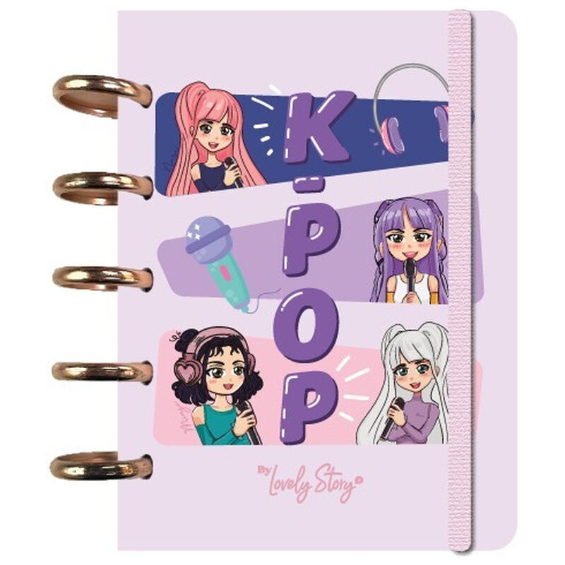 Cuaderno A6 Pink KPop_0