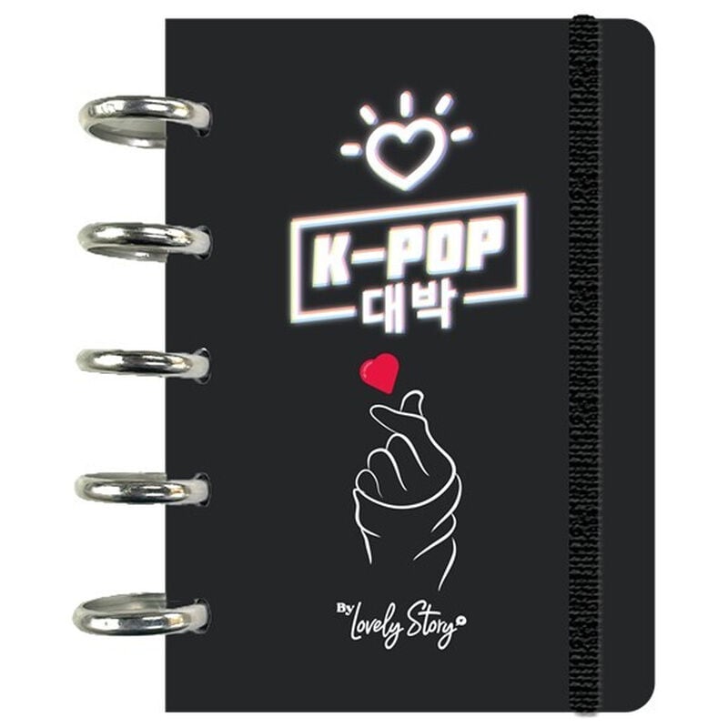 Cuaderno A6 Black KPop_0