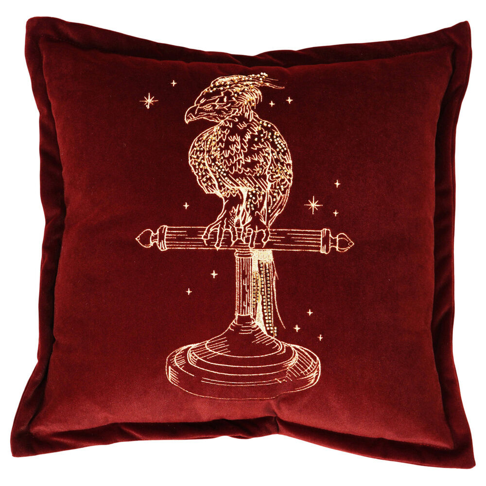 Cojin velvet Fawkes Harry Potter_0