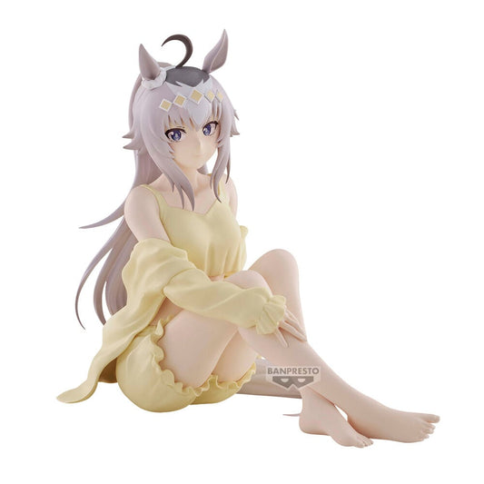 Figura Oguri Cap Relax time Umamusume Cinderella Gray 14cm_0