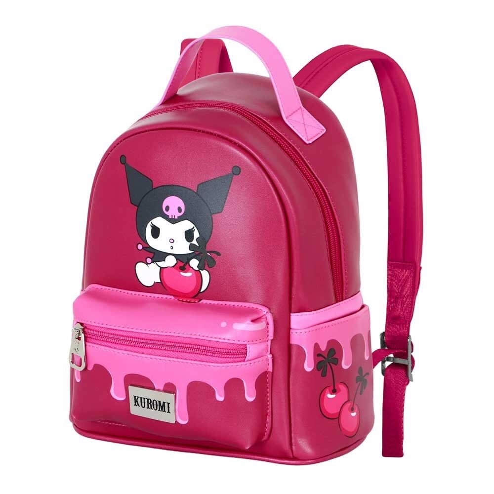 Mochila Cherry Kuromi Hello Kitty 25cm_0