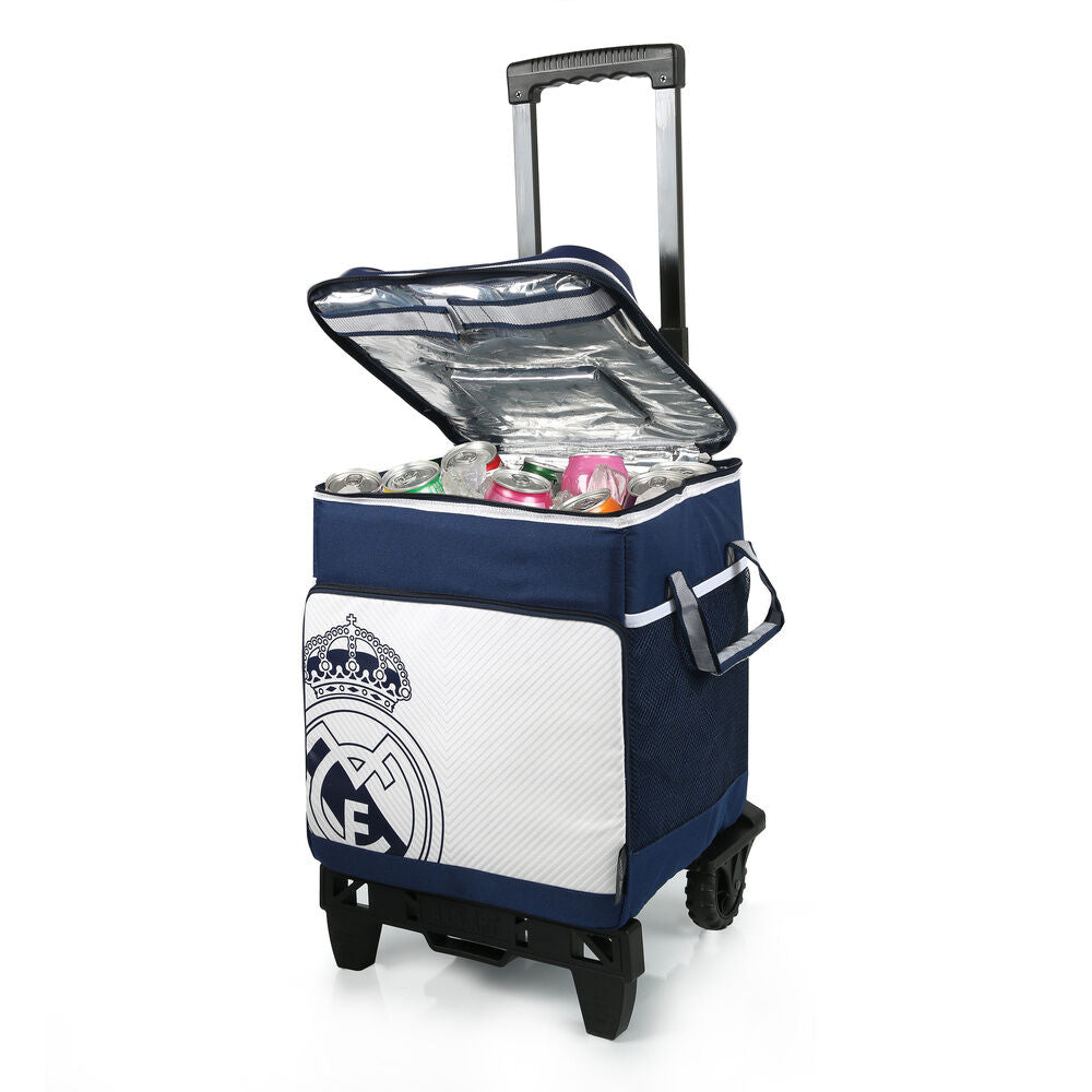 Bolsa porta alimentos carrito y ruedas Real Madrid_0
