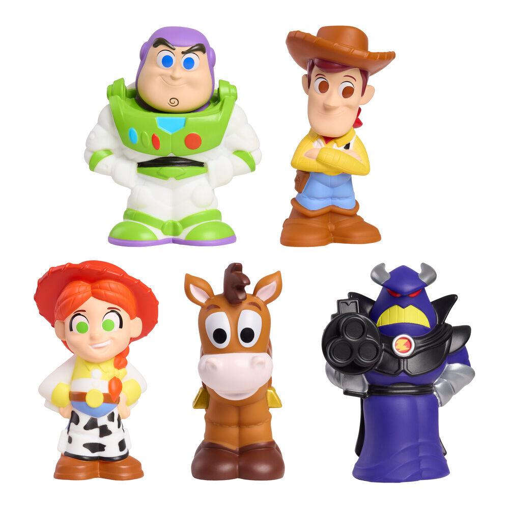 Set 5 figuras baÃ±o Toy Story Disney Pixar_0
