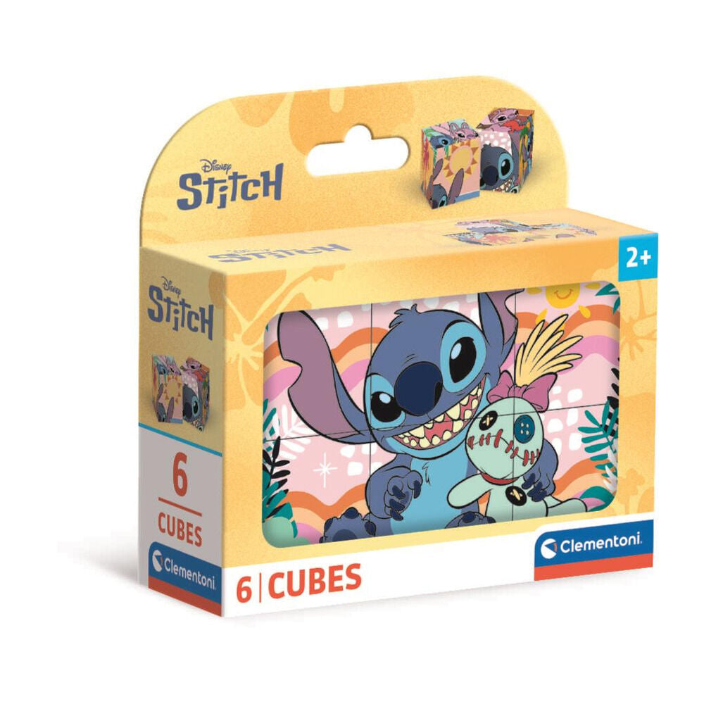 Puzzle cubo Stitch Disney 6pzs_0