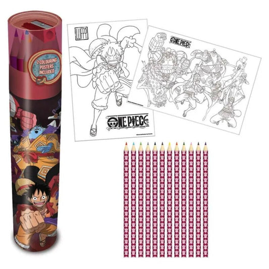Set lapices colores One Piece_0