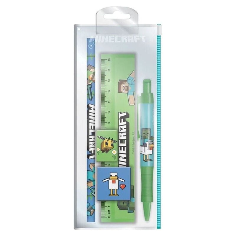Set papeleria Minecraft_0