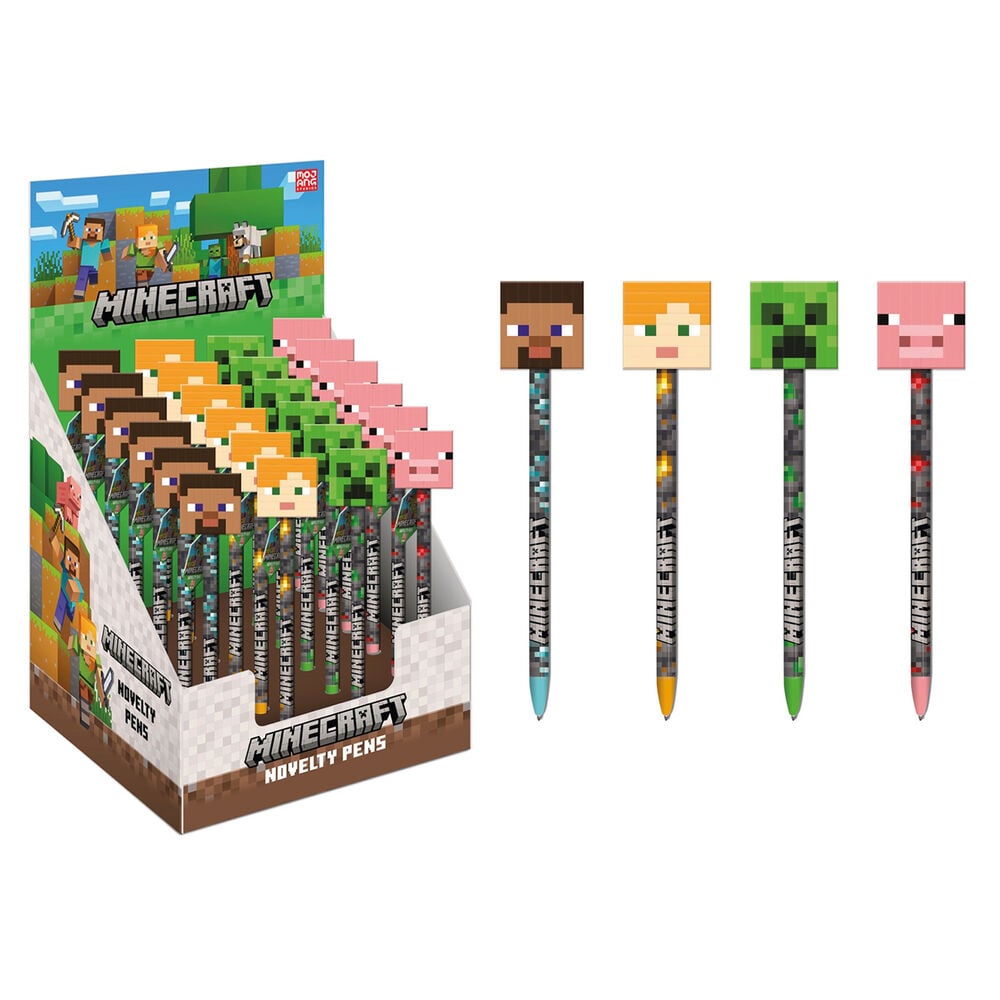 Boligrafo Topper Minecraft surtido_0