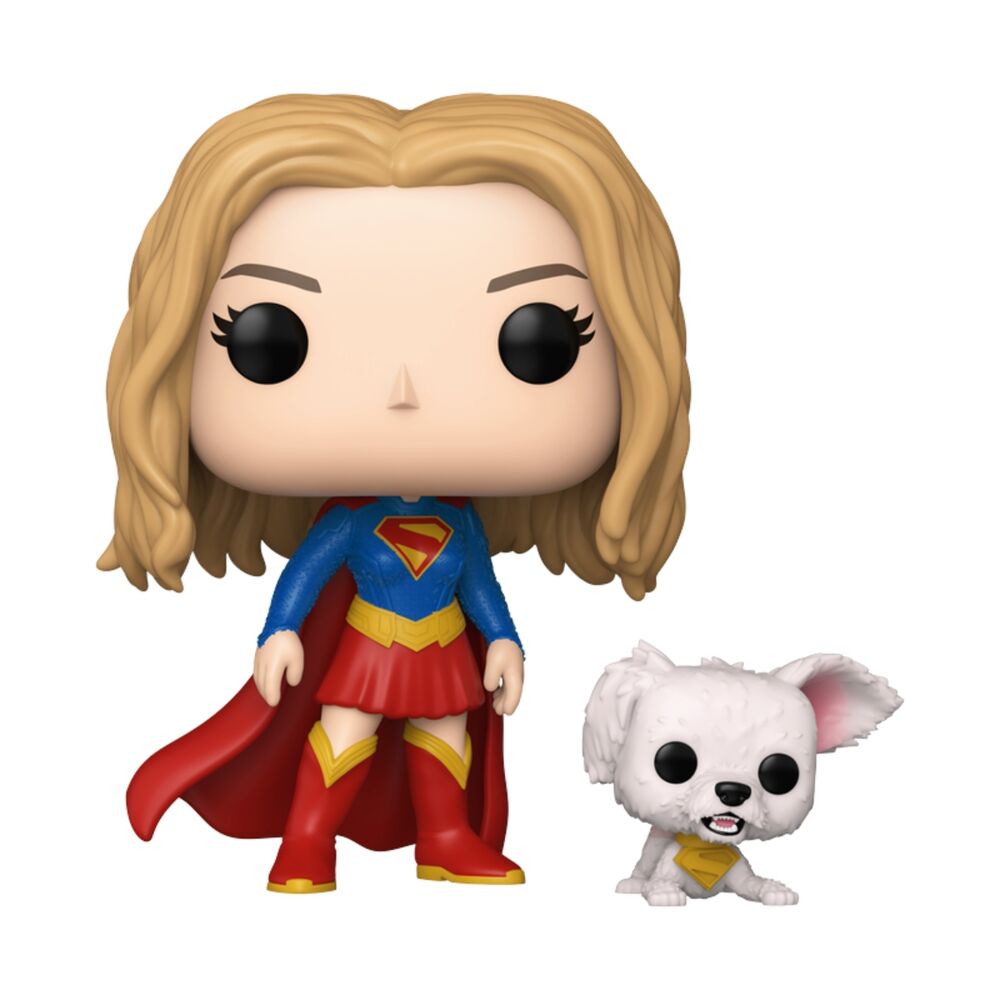 Figura POP DC Comics Supergirl Buddy Supergirl with Puppy Krypto_0