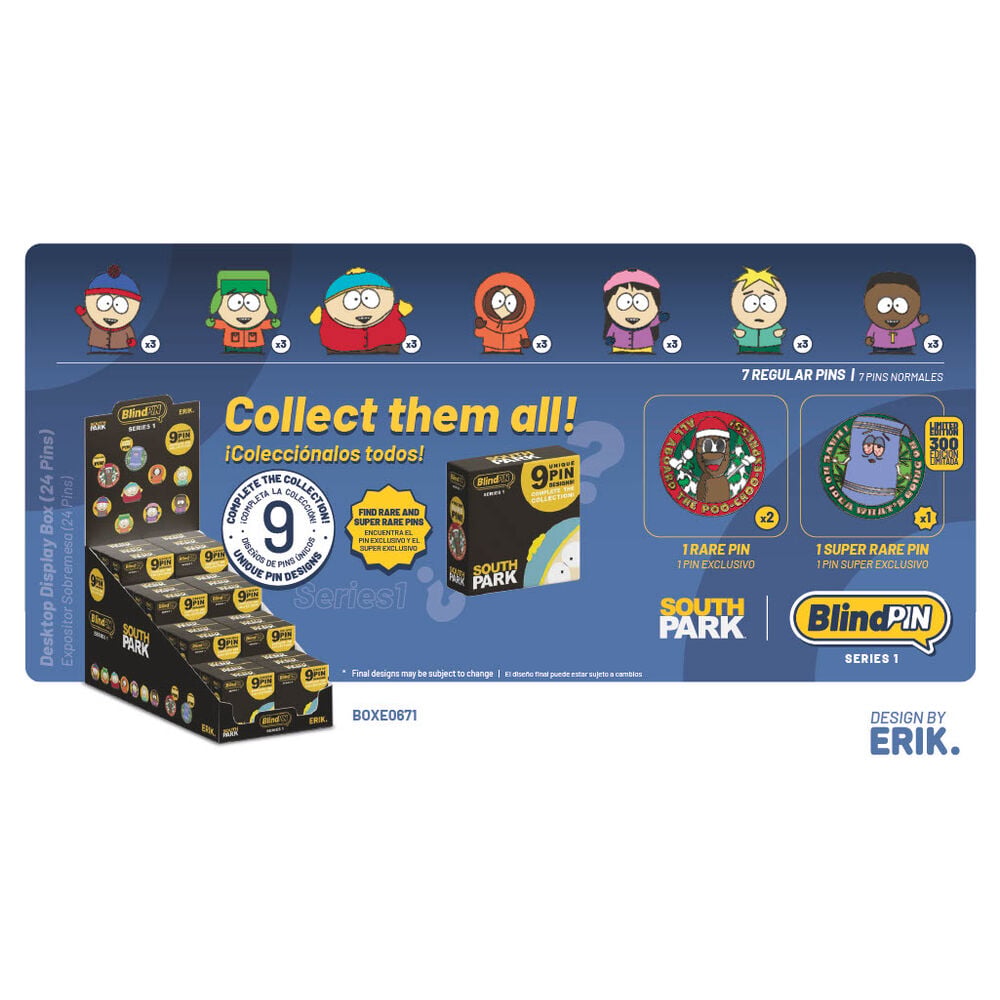 Pin misterioso coleccionable South Park BlindPIN_0