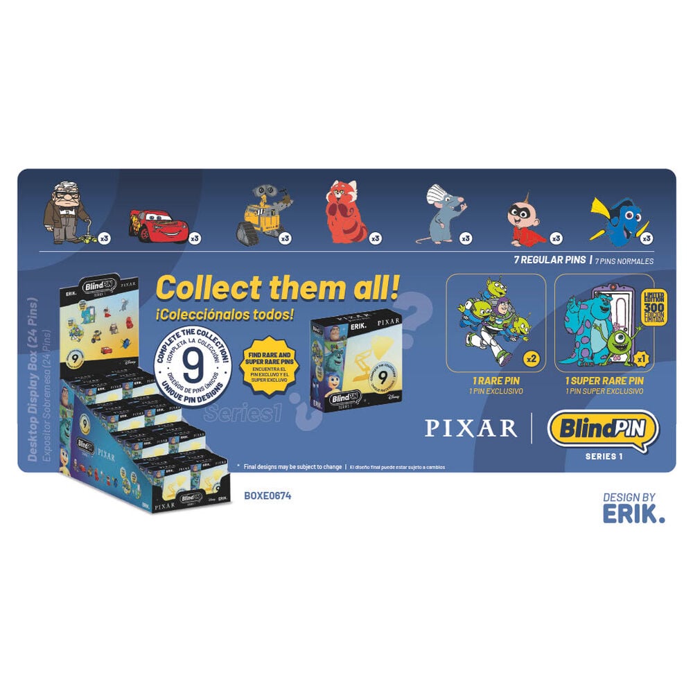 Pin misterioso coleccionable Disney Pixar BlindPIN_0