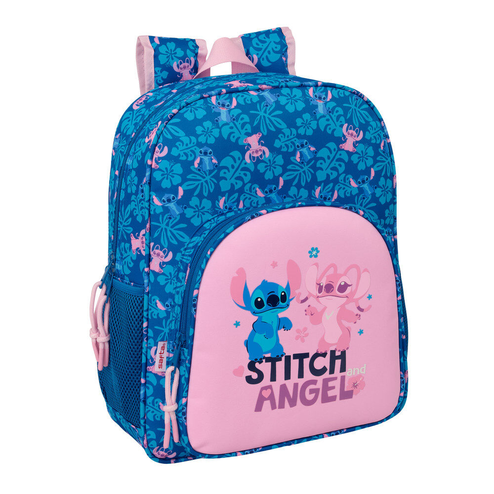 Mochila Angel & Stitch Disney 38cm adaptable_0