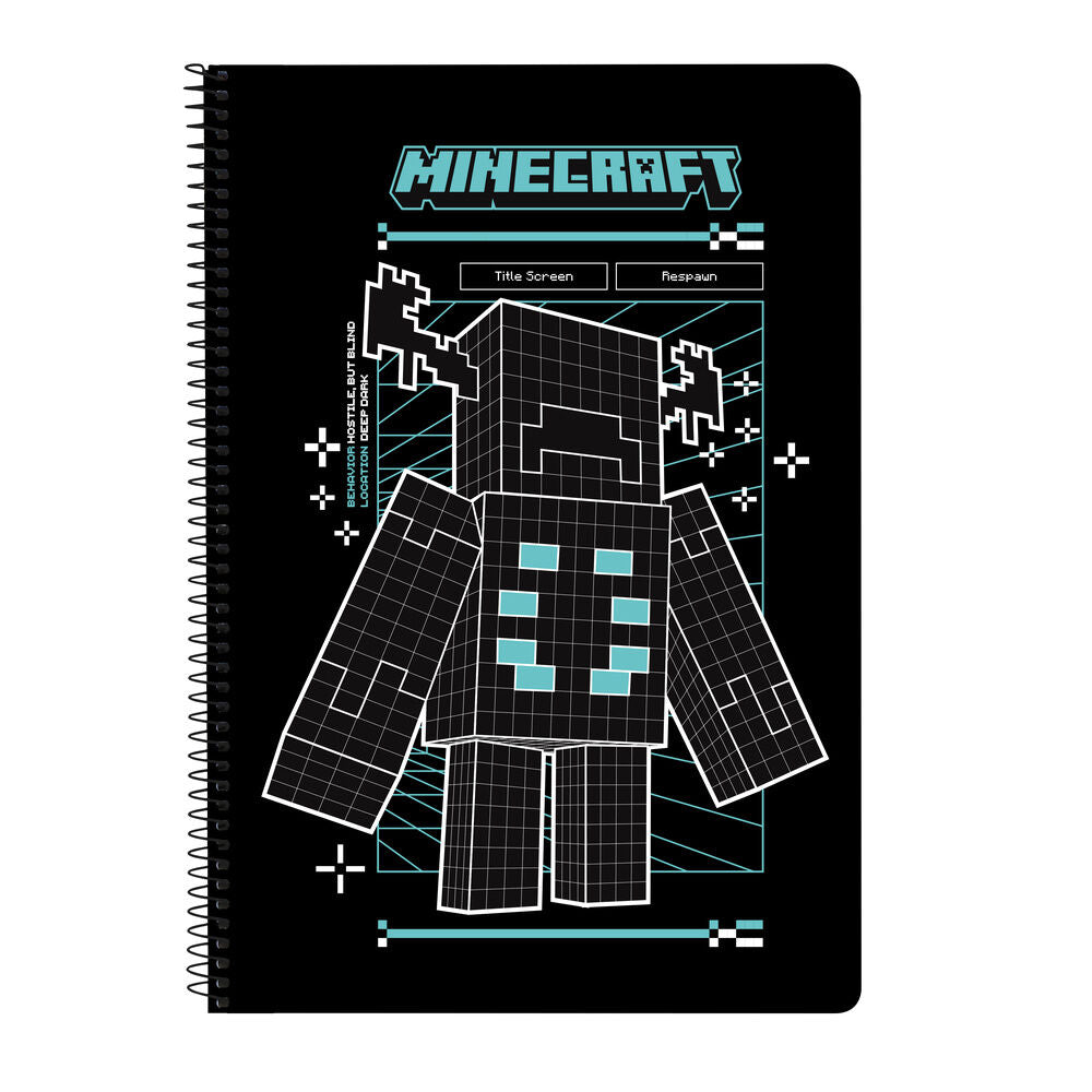 Cuaderno A4 Screen Minecraft surtido_0