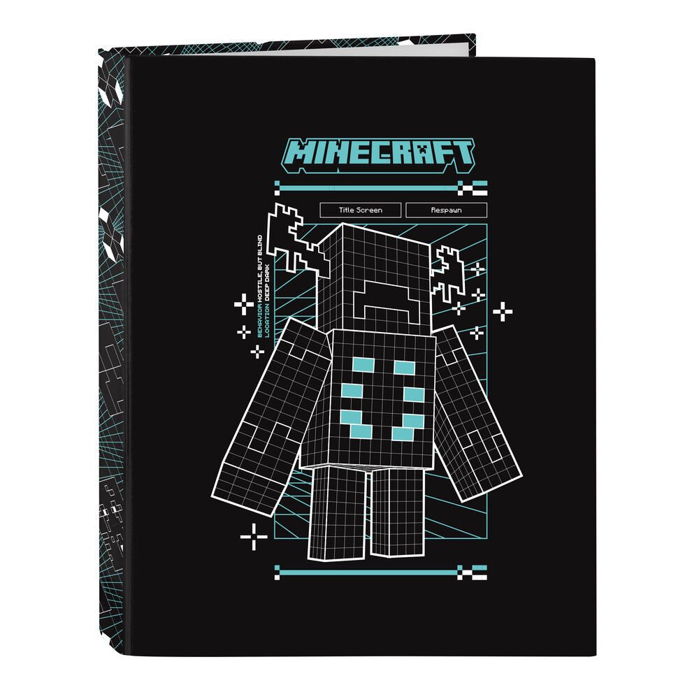 Carpeta A4 anillas Screen Minecraft_0