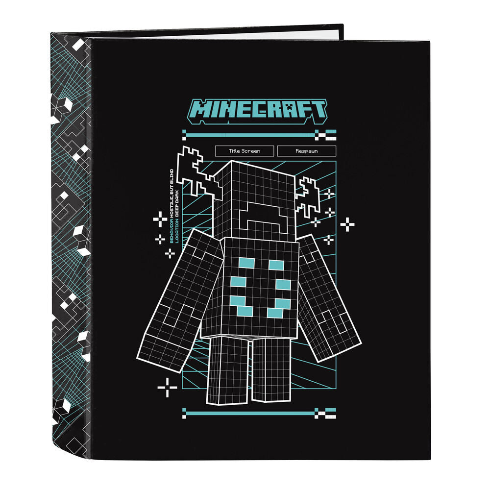 Carpeta A4 anillas Screen Minecraft_0