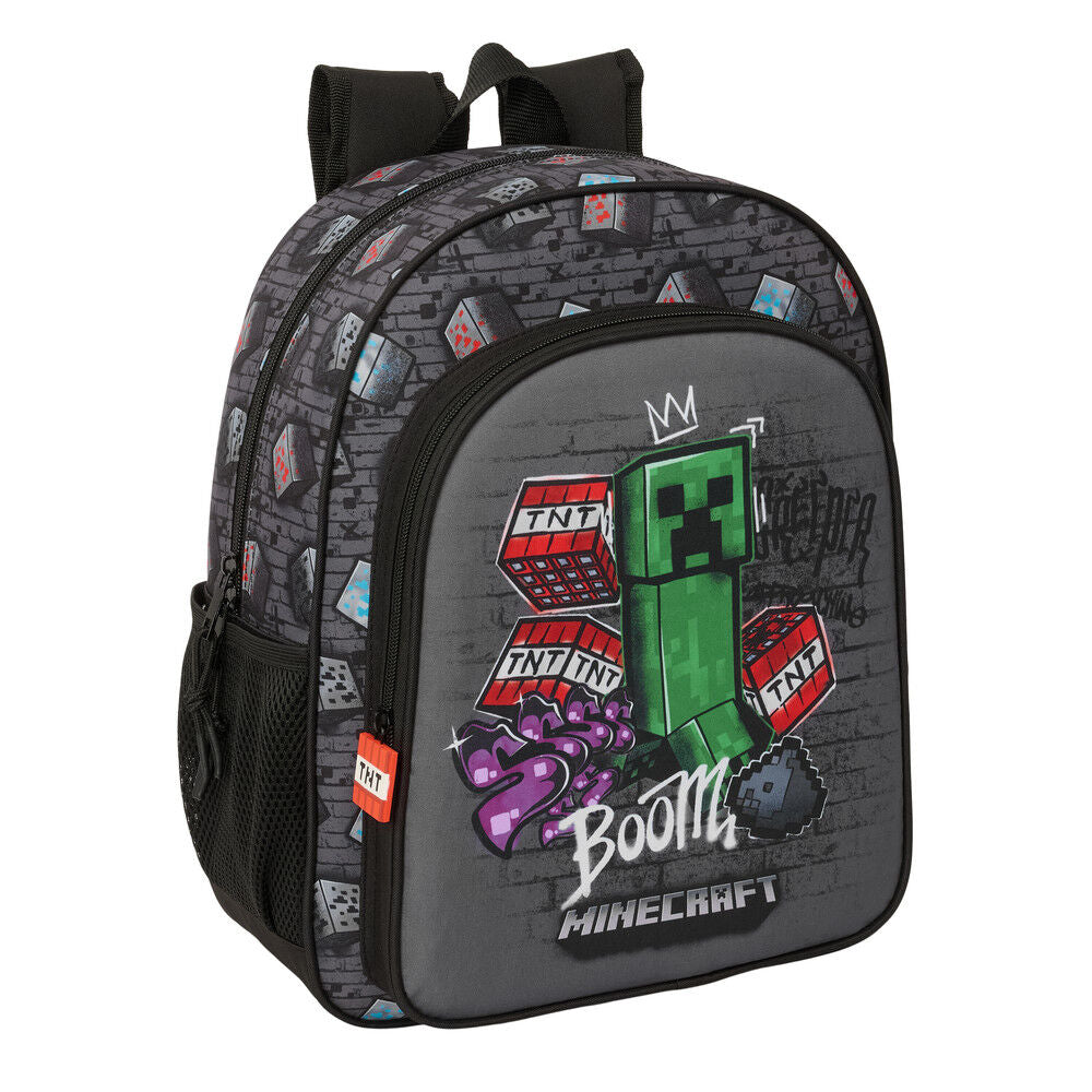 Mochila Graffiti Minecraft 38cm adaptable_0