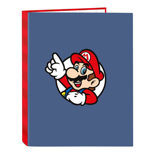 Carpeta A4 anillas Super Mario_0