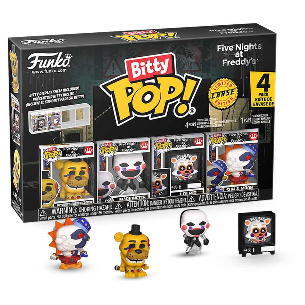 Blister 4 figuras Bitty POP Five Nights at FreddyÂ´s Edicion Limitada_0