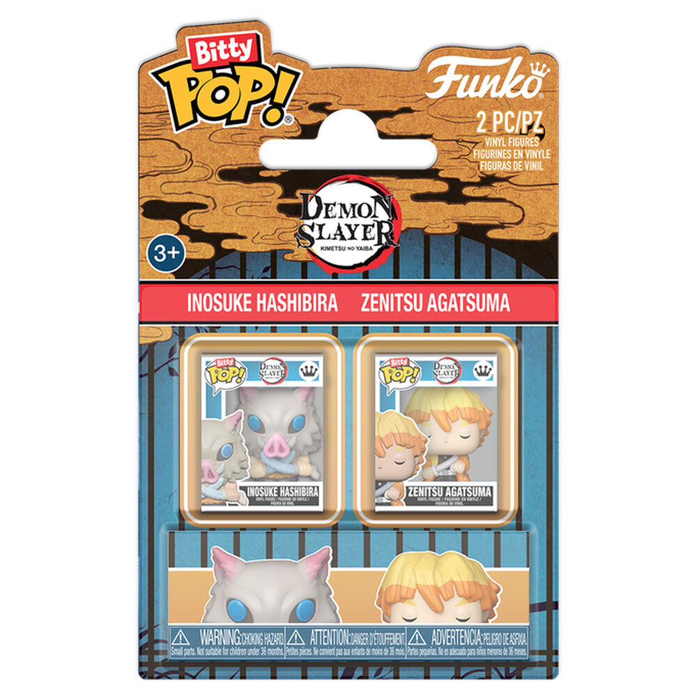 Blister 2 Bitty POP! Demon Slayer Inosuke & Zenitsu_0