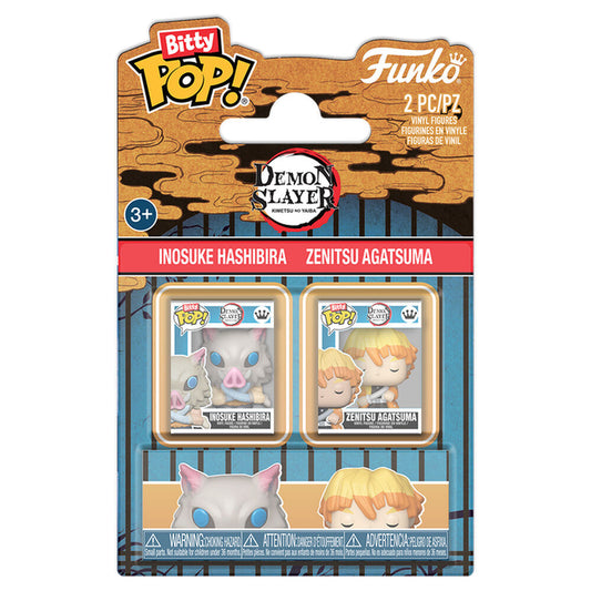 Blister 2 Bitty POP! Demon Slayer Inosuke & Zenitsu_0