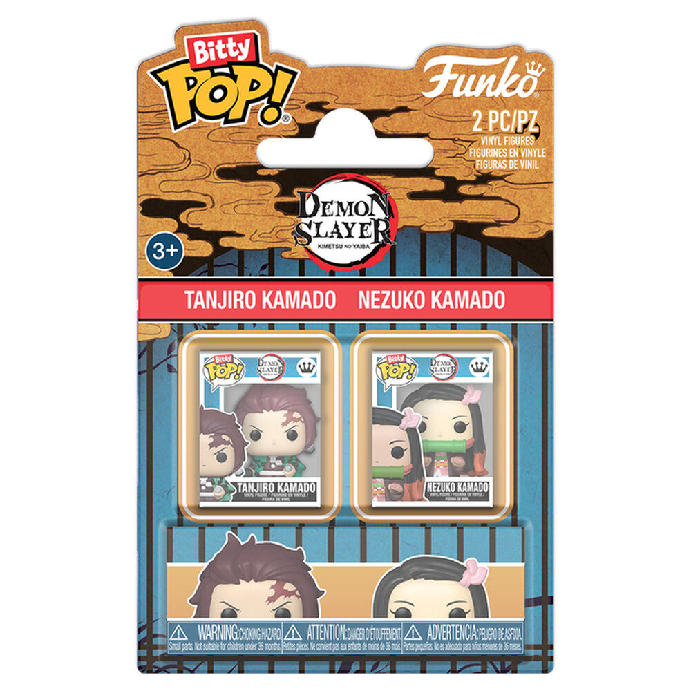 Blister 2 Bitty POP! Demon Slayer Tanjiro & Nezuko_0