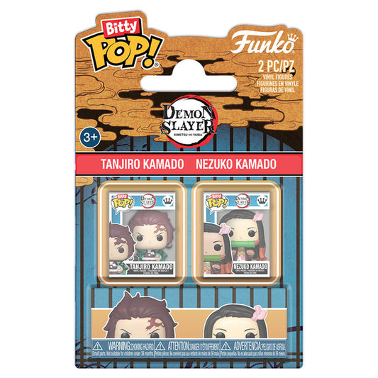 Blister 2 Bitty POP! Demon Slayer Tanjiro & Nezuko_0