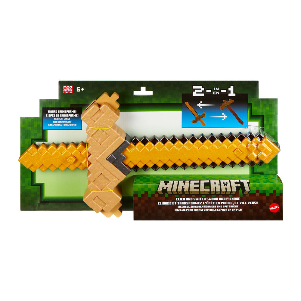 Espada Pico Transformable Minecraft_0