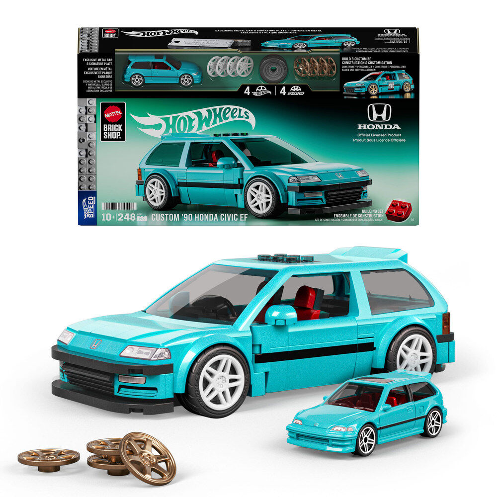 Set Construccion Speed HONDA Civic Hot Wheels_0