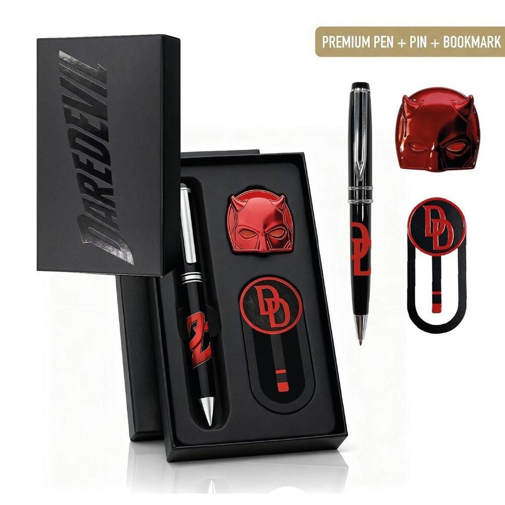 Set boligrafo Daredevil Marvel_0