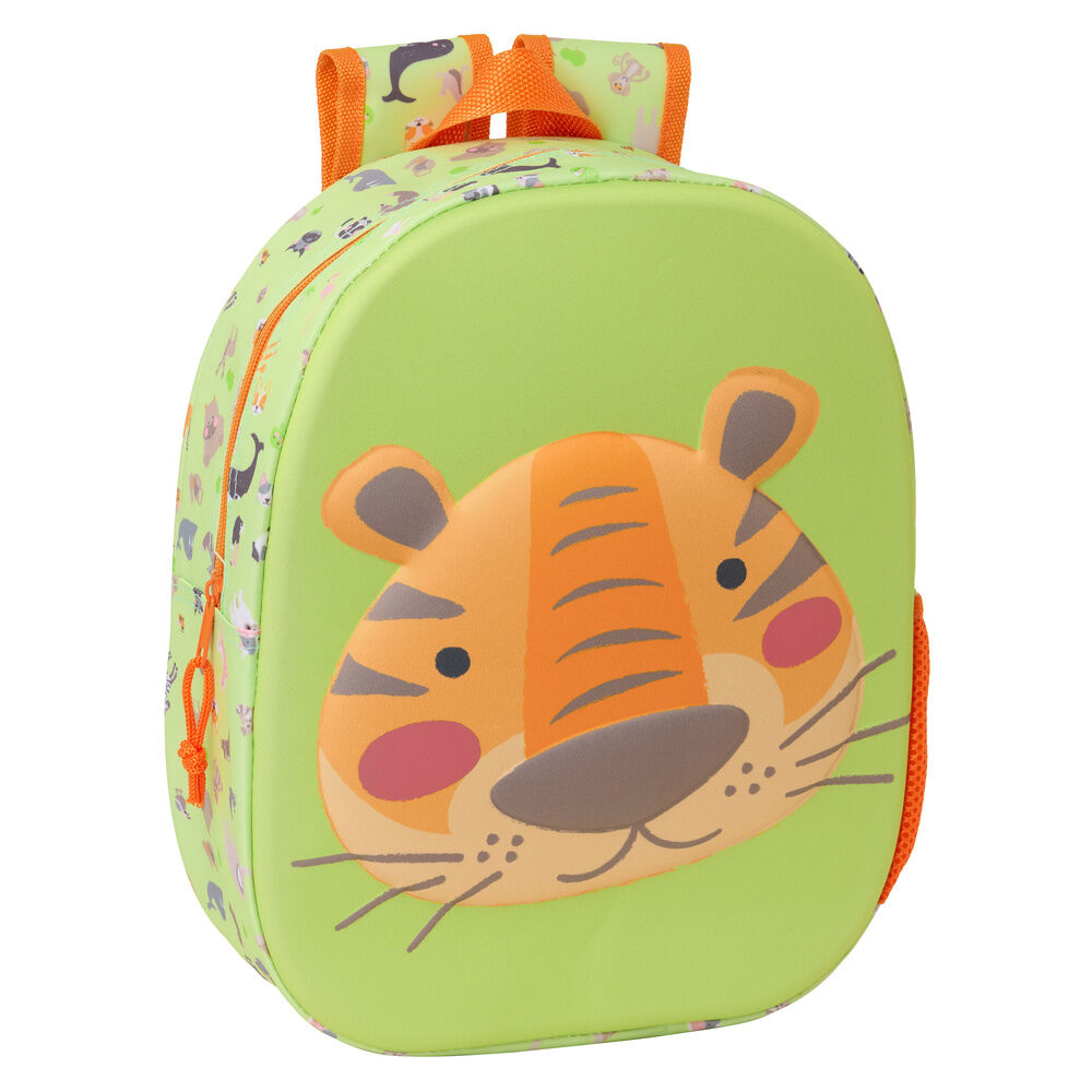 Mochila 3D Tigre 33cm_0