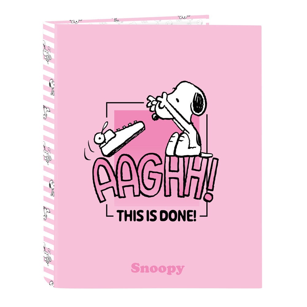 Carpeta A4 anillas Snoopy_0