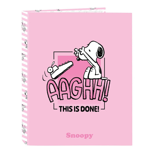 Carpeta A4 anillas Snoopy_0
