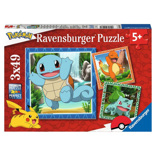 Kinderpuzzle Ravensburger / Glumanda, Bisasam e Schiggy_0