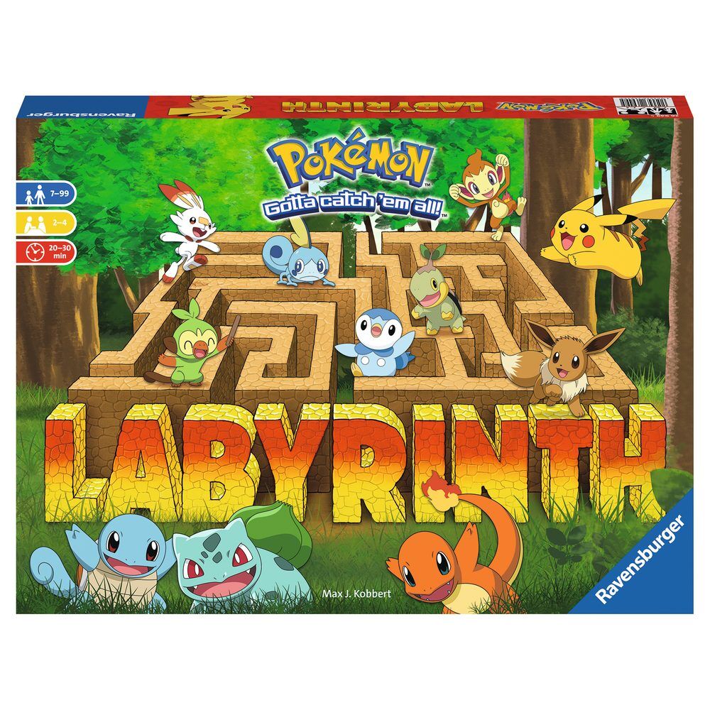 Jogo de Tabuleiro Ravensburger / Pokémon / Das verrückte Labyrinth / 1745293_0
