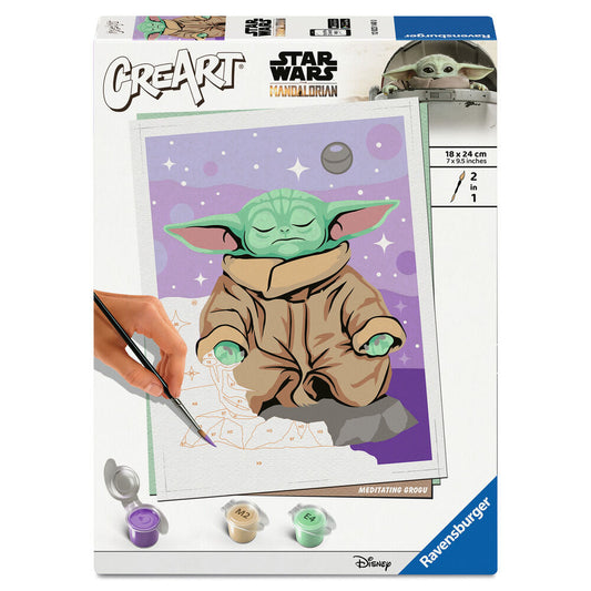 CreArt Star Wars - Meditierender Grogu, Malen_0