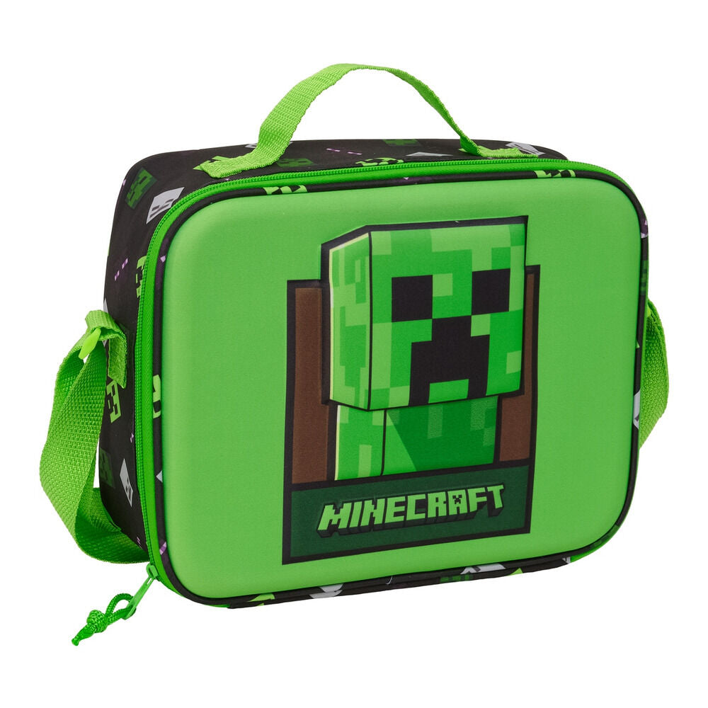 Bolsa portameriendas 3D Minecraft termica_0