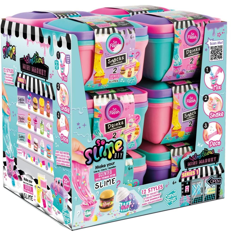 Cesta comida rapida Slime Diy surtido_0