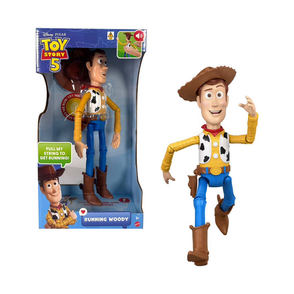 Figura Deluxe Woody Toy Story 5 Disney Pixar 30cm espaÃ±ol_0
