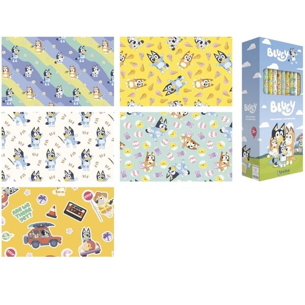 Papel regalo Ready Bluey surtido_0