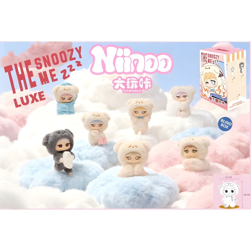 MuÃ±eco llavero sorpresa Blind Box The Snoozy Me Luxe Niinoo 18cm surtido_0