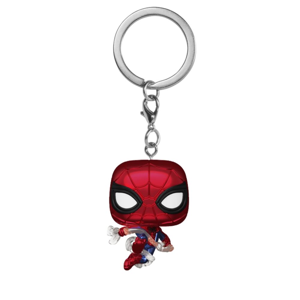 Llavero Pocket POP Marvel Spiderman Brand New Day Spider-Man Metallic_0