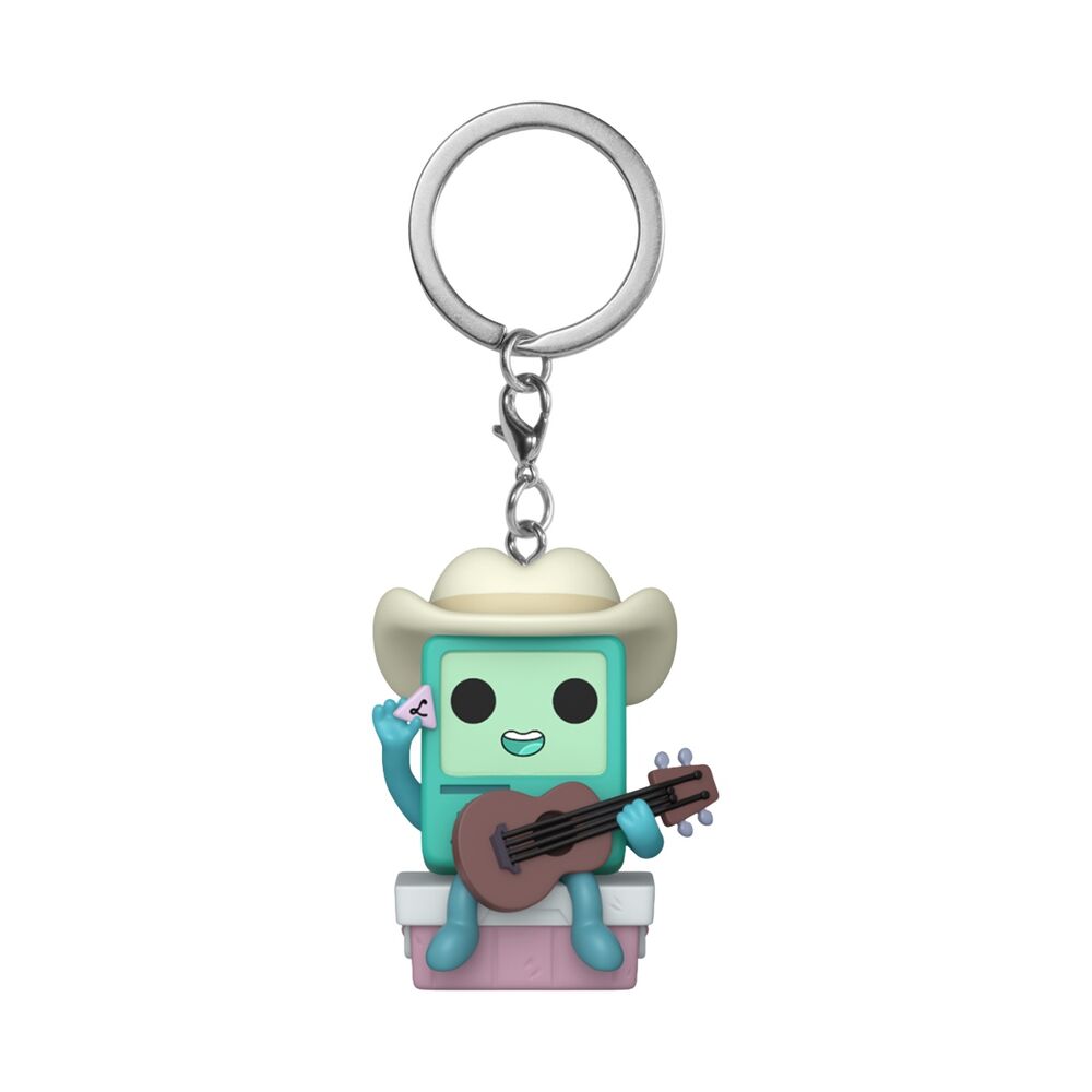 Llavero Pocket POP Adventure Time Cowboy BMO with guitar_0